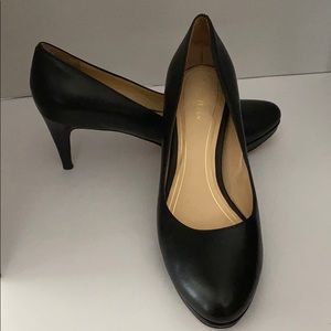 Cole Haan Nike Air black leather pumps